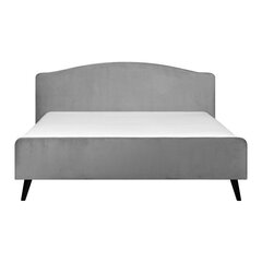 Кровать LAURA 160x200см, с матрасом, светло-серая цена и информация | Кровати | 220.lv
