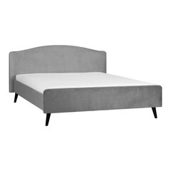 Кровать LAURA 160x200см, с матрасом, светло-серая цена и информация | Кровати | 220.lv