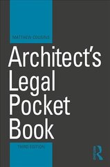 Architect's Legal Pocket Book 3rd edition цена и информация | Книги по архитектуре | 220.lv