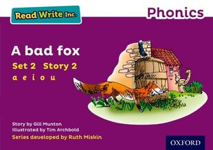 Read Write Inc. Phonics: Purple Set 2 Storybook 2 A Bad Fox cena un informācija | Grāmatas pusaudžiem un jauniešiem | 220.lv