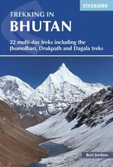 Trekking in Bhutan: 22 multi-day treks including the Lunana 'Snowman' Trek, Jhomolhari, Druk Path and Dagala treks 3rd Revised edition cena un informācija | Grāmatas par veselīgu dzīvesveidu un uzturu | 220.lv