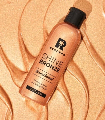 Byrokko Shine Bronze Shimmering Oil sausā bronzējošā eļļa, 100 ml cena un informācija | Ķermeņa krēmi, losjoni | 220.lv