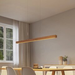 Lindby Alimara LED koka piekaramā lampa, 138 cm cena un informācija | Lustras | 220.lv