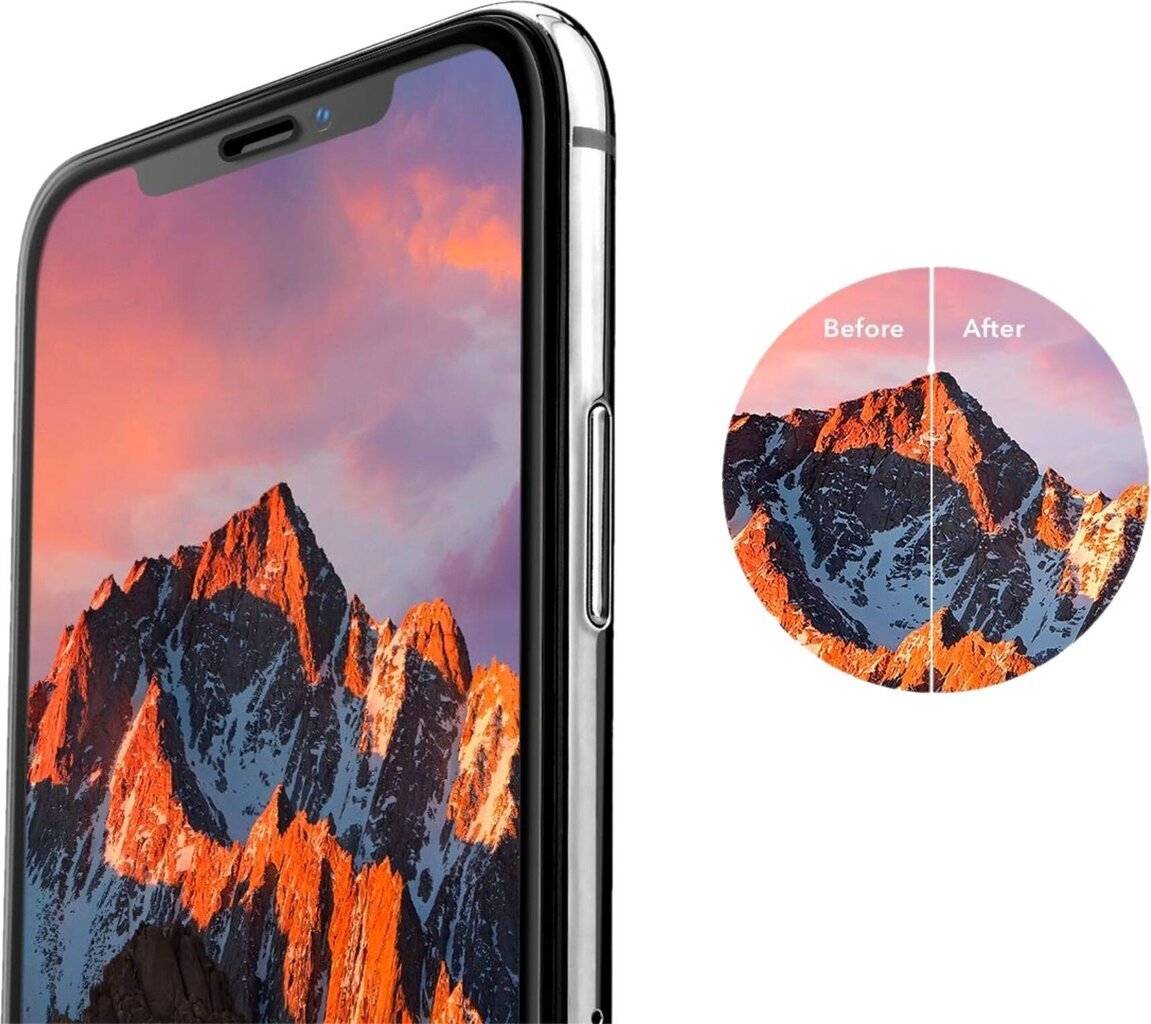 LCD aizsargstikls 2.5D Tellos Apple iPhone 13 Pro Max/14 Plus melns цена и информация | Ekrāna aizsargstikli | 220.lv