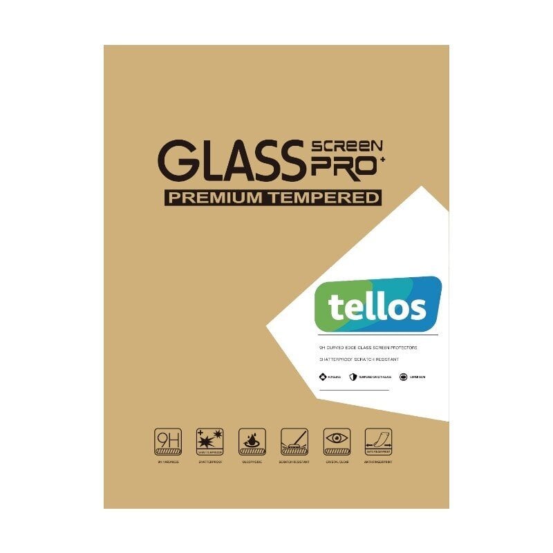 LCD aizsargstikls 9H Tellos Samsung T730/T736B Tab S7 FE 2021/T970/T976B Tab S7 Plus cena un informācija | Citi aksesuāri planšetēm un e-grāmatām | 220.lv