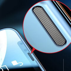 Apple iPhone 14 Pro Max DustProof Matte aizsargstikls (antifingerprint) 5D glass pilnam ekrānam цена и информация | Защитные пленки для телефонов | 220.lv