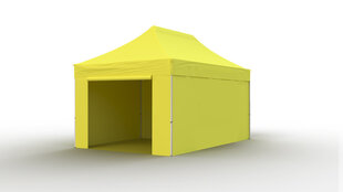 Tirdzniecības telts Zeltpro Ekostrong dzeltena, 3x4,5 cena un informācija | Teltis | 220.lv