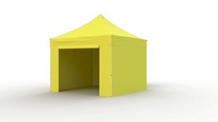Tirdzniecības telts Zeltpro Ekostrong dzeltena, 3x3 cena un informācija | Teltis | 220.lv