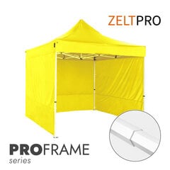 Tirdzniecības telts Zeltpro Proframe dzeltena, 3x3 цена и информация | Палатки | 220.lv