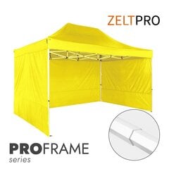 Tirdzniecības telts Zeltpro Proframe dzeltena, 3x2 цена и информация | Палатки | 220.lv