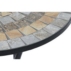 Mazs galdiņš DKD Home Decor Pelēks Metāls Stone (60 x 60 x 72 cm) cena un informācija | Dārza galdi | 220.lv