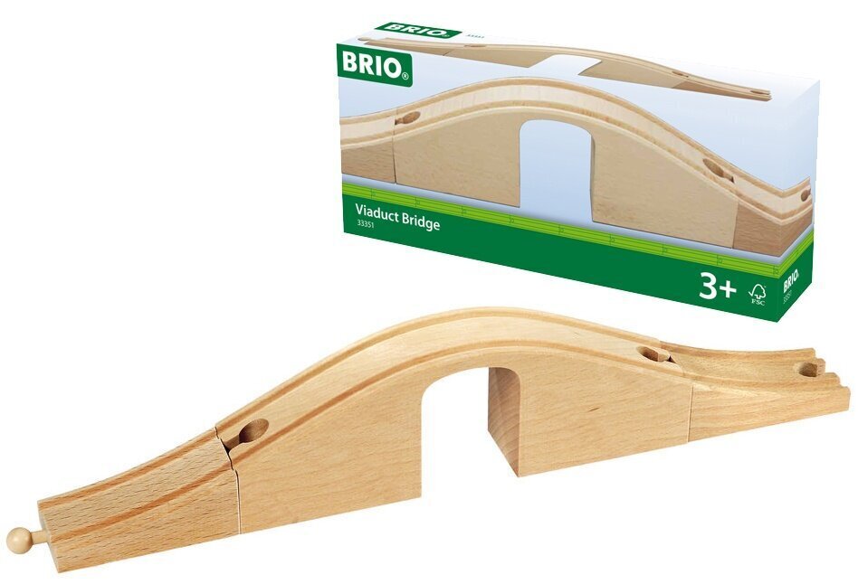 Dzelzceļa tilts Brio World 33351 cena un informācija | Rotaļlietas zēniem | 220.lv