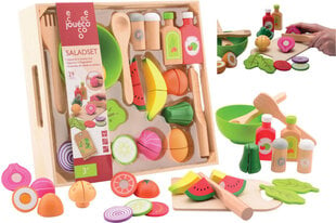 Rotaļu koka salātu komplekts Joueco cena un informācija | Rotaļlietas meitenēm | 220.lv