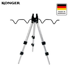 Makšķeres turētājs - statīvs KONGER Simple Tripod Large 48/92cm цена и информация | Другие товары для рыбалки | 220.lv