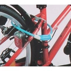 Dunlop velosipēda slēdzene, 10 mm x 65 cm, melna cena un informācija | Velo slēdzenes | 220.lv