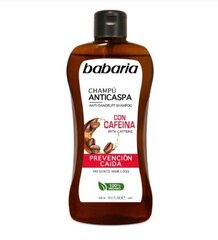 Šampūns pret blaugznām ar kofeīnu Babaria, 400 ml cena un informācija | Šampūni | 220.lv