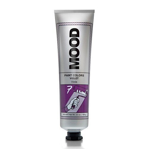 Puspermanentā matu krāsa Mood Paint Colour Violet, 100 ml cena un informācija | Matu krāsas | 220.lv