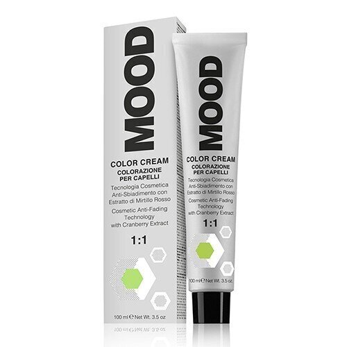 Matu krāsa Mood Color Cream 7.1 Ash Blonde, 100 ml cena un informācija | Matu krāsas | 220.lv
