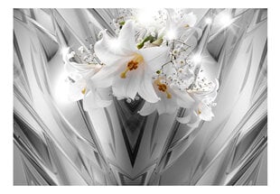 Fototapetes ar instrumentu un tapešu līmi - Tērauda lilijas, 400x280 cm cena un informācija | Fototapetes | 220.lv