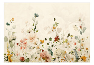 Fototapetes ar instrumentu un tapešu līmi - Pavasara ziedi, 400x280 cm cena un informācija | Fototapetes | 220.lv