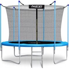 Neo Sport batuts ar iekšējo tīklu un kāpnēm, 312 cm цена и информация | Батуты | 220.lv