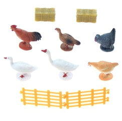 Фигурки домашних птиц Jin, 5-8 см цена и информация | Развивающие игрушки | 220.lv