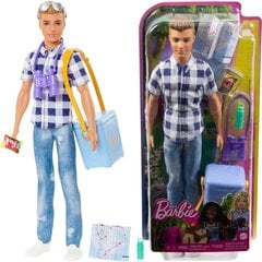 Lelle Kens ar aksesuāriem Barbie Kemping Ken cena un informācija | Rotaļlietas meitenēm | 220.lv