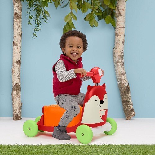 Stumjama mašīna - skrejritenis ar skaņām un gaismām Skip Hop 3w1 Zoo cena un informācija | Rotaļlietas zīdaiņiem | 220.lv