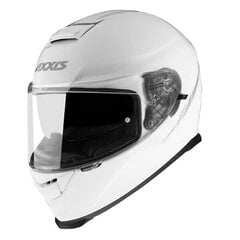 Eagle SV Solid (S) A0 PearlWhite ķivere cena un informācija | Moto ķiveres | 220.lv