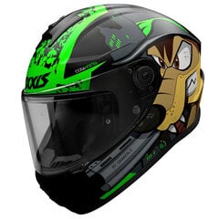 Draken COSA NOSTRA (L) B6 BlackGreen ķivere цена и информация | Шлемы для мотоциклистов | 220.lv