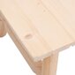 vidaXL kafijas galdiņš, 90x50x41 cm, egles masīvkoks cena un informācija | Dārza galdi | 220.lv