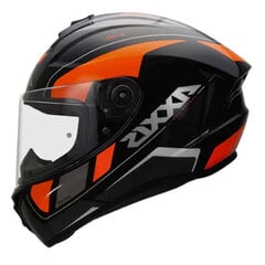 Draken WIND (L) B4 BlackOrangeMat ķivere cena un informācija | Moto ķiveres | 220.lv