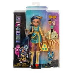 Lelle ar piederumu komplektu Monster High Core Cleo De Nile cena un informācija | Monster High Rotaļlietas, bērnu preces | 220.lv