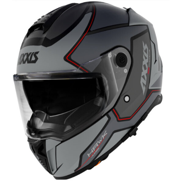 Hawk SV JUDGE (S) B2 BlackGrey ķivere cena un informācija | Moto ķiveres | 220.lv