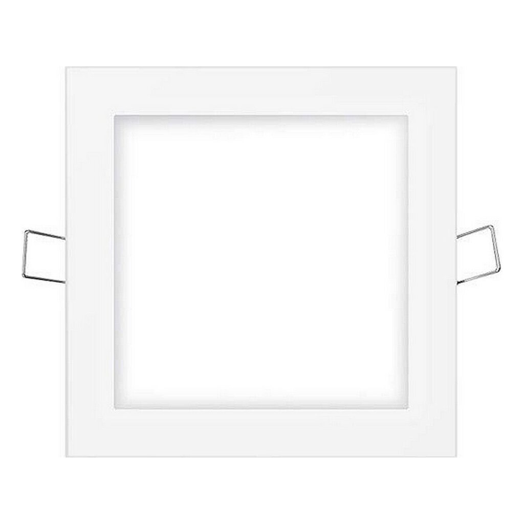 LED Spuldze EDM Iegremdējams Balts 6 W 320 Lm (6400 K) (11,7 x 11,7 cm) cena un informācija | Iebūvējamās lampas, LED paneļi | 220.lv