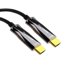 SEKI kabelis HDMI-HDMI (optiskais, 25m, v.2.0, 4K) cena un informācija | Kabeļi un vadi | 220.lv