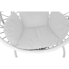 Подвесное садовое кресло DKD Home Decor 100 x 120 x 195 cm 110 x 110 x 210 cm синтетический ротанг Алюминий Белый цена и информация | скамейка со столиком | 220.lv
