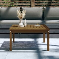 vidaXL dārza galds, medus brūns, 82,5x82,5x45 cm, priedes masīvkoks цена и информация | Столы для сада | 220.lv