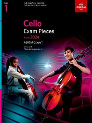 Cello Exam Pieces from 2024, ABRSM Grade 1, Cello Part & Piano Accompaniment цена и информация | Книги об искусстве | 220.lv