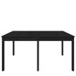 vidaXL dārza galds, 159,5x82,5x76 cm, priedes masīvkoks, melns cena un informācija | Dārza galdi | 220.lv