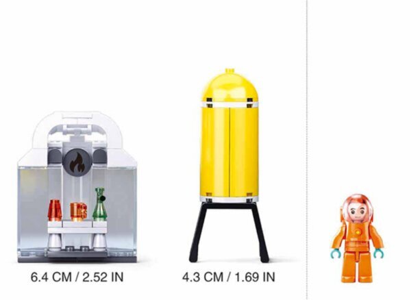 Konstruktors Sluban Fire Robot Drill, 130 daļas cena un informācija | Konstruktori | 220.lv