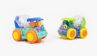 Движущийся автомобиль-бетоновоз со световым и звуковым эффектом Gearcar, 22 см цена и информация | Конструктор автомобилей игрушки для мальчиков | 220.lv