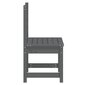 vidaXL dārza krēsli, 2 gb., pelēki, 40,5x48x91,5 cm, priedes masīvkoks cena un informācija | Dārza krēsli | 220.lv