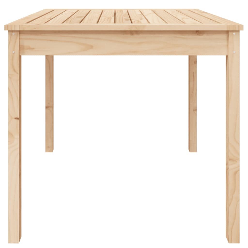 vidaXL dārza galds, 82,5x82,5x76 cm, priedes masīvkoks cena un informācija | Dārza galdi | 220.lv