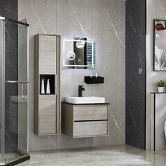 Vannas istabas skapītis Lyfco BK-100/28, 35x150x25cm, brūns цена и информация | Шкафчики для ванной | 220.lv