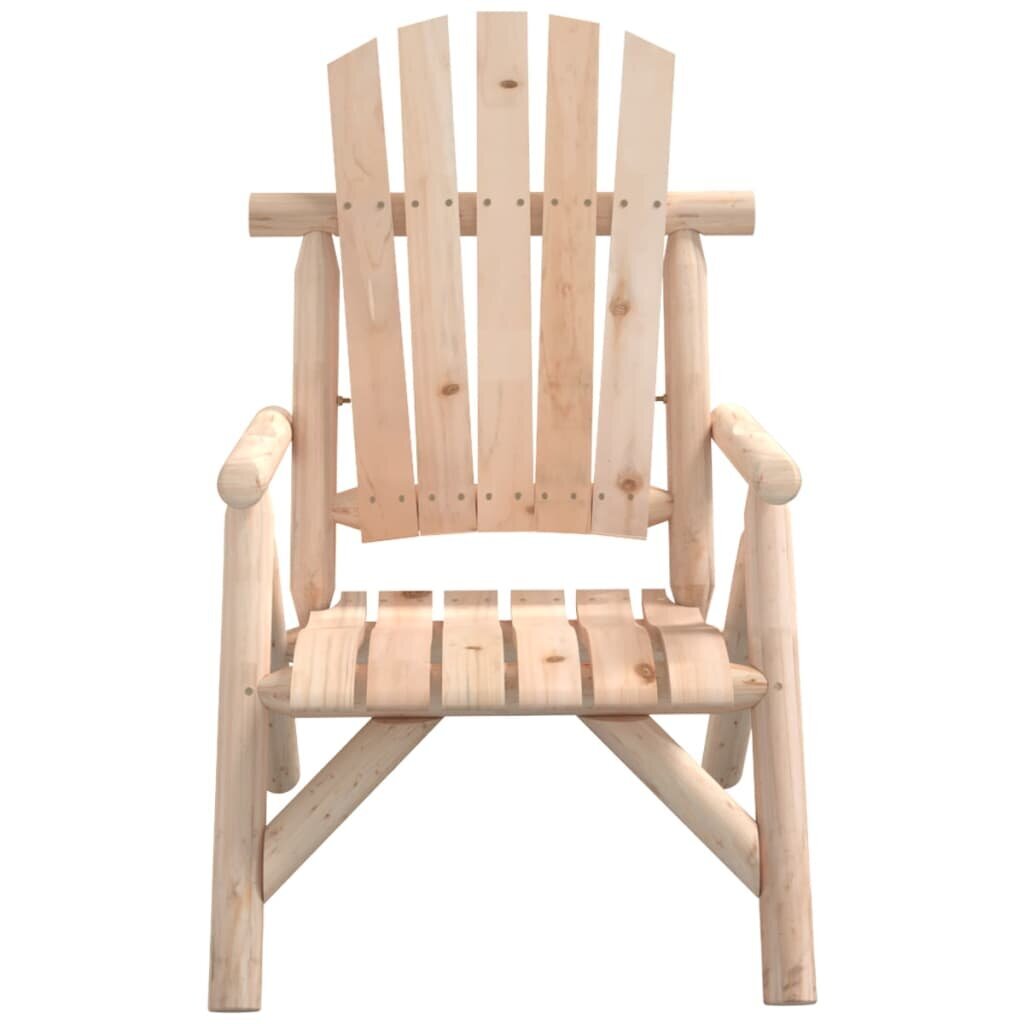vidaXL dārza krēsls, 68x86x103 cm, egles masīvkoks цена и информация | Dārza krēsli | 220.lv