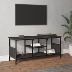vidaXL TV skapītis, 100x35x45 cm, inženierijas koks, dzelzs, melns cena un informācija | TV galdiņi | 220.lv