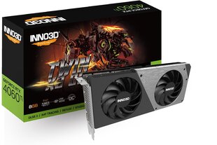 Inno3D GeForce RTX 4060 Ti Twin X2 OC (N406T2-08D6X-171153N) цена и информация | Видеокарты (GPU) | 220.lv