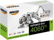 Inno3D GeForce RTX 4060 Ti Twin X2 OC White (N406T2-08D6X-171153W) cena un informācija | Videokartes (GPU) | 220.lv