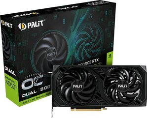 Palit GeForce RTX 4060 Ti Dual OC (NE6406TT19P1-1060D) cena un informācija | Palit Datortehnika | 220.lv